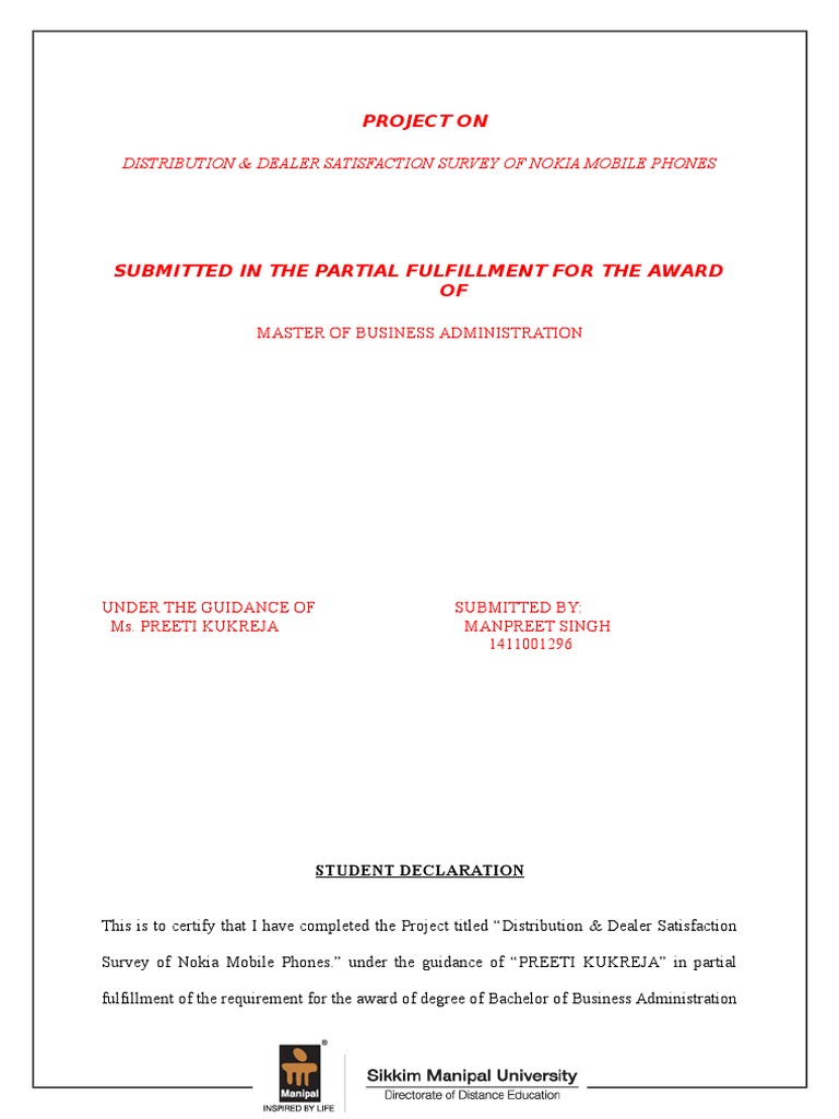 Mobile phones nokia thesis questionnaire customer satisfaction image