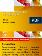 Penyimpanan Bahan Pangan