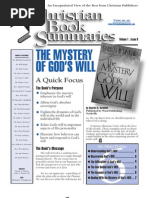 The Mystery of God'S Will: Hri Tian Ook Ummaries