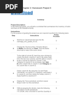 GO - Excel Chapter 2 Homework Project 3