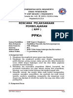 (Bab V) RPP PKN Kelas Viii k13 Semester Genap