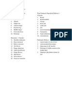 Dermatomes, Myotomes, Reflexes Drills