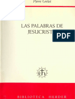 Grelot Pierre - Las Palabras de Jesucristo.pdf