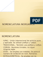 Nomenclatura o e i