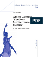 Foxlee, Neil - Albert Camus's The New Mediterranean Culture. A Text and Its Contexts