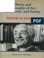 SCHAPIRO, Meyer - Theory and Philosophy of Art-Style, Artist, and Society