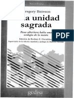 Bateson Gregory - Una Unidad Sagrada