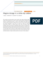 Magma Storage in Strike-Slip Caldera