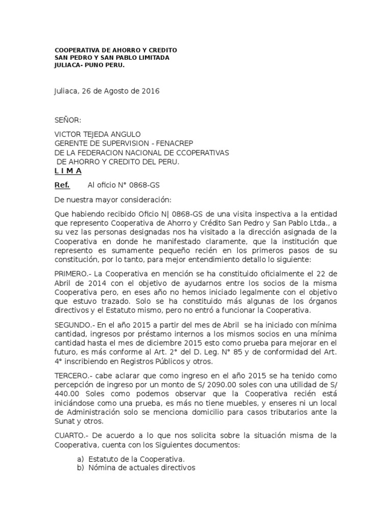 Cooperativa de Ahorro y Credito | PDF | Cooperativa | Contabilidad