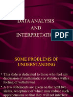 Data Analysis AND Interpretation