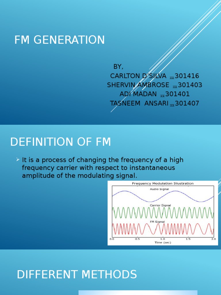 FM Generation and Noise Analysis | PDF | Science & Mathematics ...
