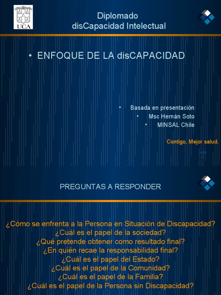 Enfoque Biopsicosocial de la Discapacidad | PDF | Invalidez | Salud y ...