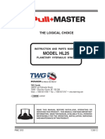 PULLMASTER Model Hl25 Service Manual