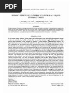 Balendra1982 - Seismic Design of Flexible Cylindrical Liquid Storage Tanks