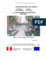 Plan de Desarrolo de Huanta PDF