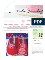 Cómo Hacer Zapatos Tejidos Al Crochet Paso A Paso - Todo Crochet