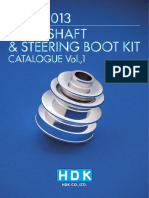 HDK CO.,LTD. 2012-2013 Drive Shaft & Steering Boot Catalogue