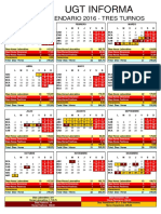 Ugt Informa: Calendario 2016 - Tres Turnos