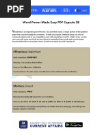 Word Power Made Easy PDF Capsule 38