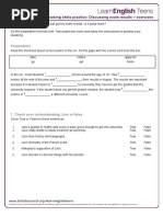 Discussing Exam Results - Exercises 