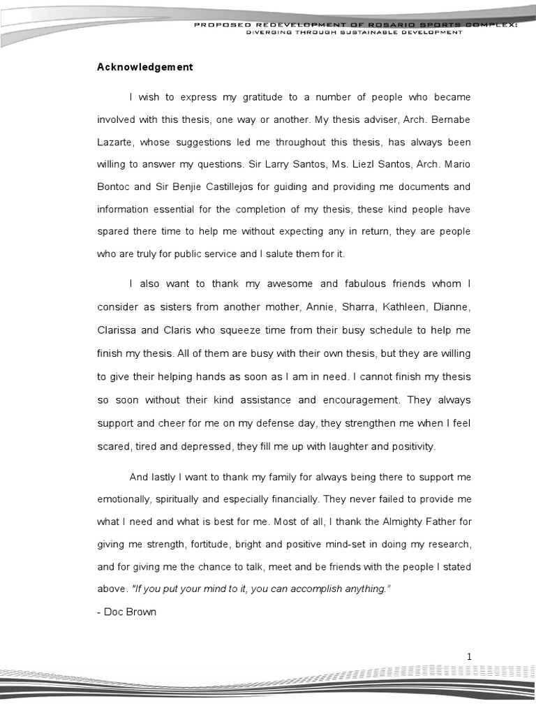 Sports Complex Thesis PDF