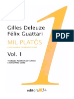 DELEUZE, Gilles & GUATARI, Félix - Mil Platôs - Capitalismo e Esquizofrenia, Vol. 1
