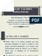 Títulos Valores