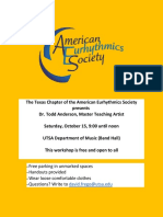The Texas Chapter of The American Eurhythmics Society - Oct. 15