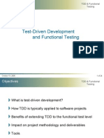 Test-Driven Development and Functional Testing