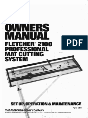 Fletcher 2200 Professional Mat Cutting System