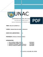 Analisis Elemental II Organica 1