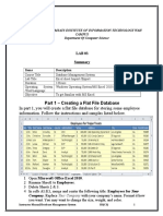 Lab-3 Data Base