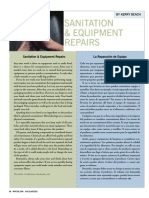 Sanitation & Equipment Repairs: Good Practices