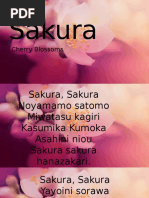 Sakura: Traditional Folk Song Lyrics | PDF