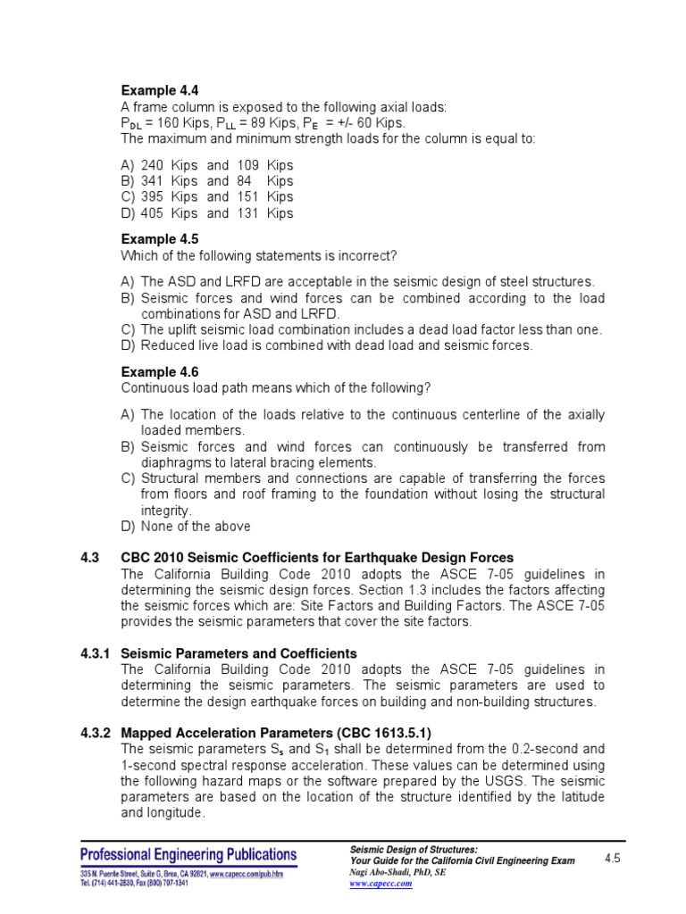 Seismic Design Parameters Overview | PDF | Solid Mechanics | Civil ...
