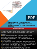 Mainstreaming CCA and DRR in LDP2