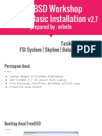 FreeBSD Workshop-Modul1 InstalasiDasar-v2.7 PDF