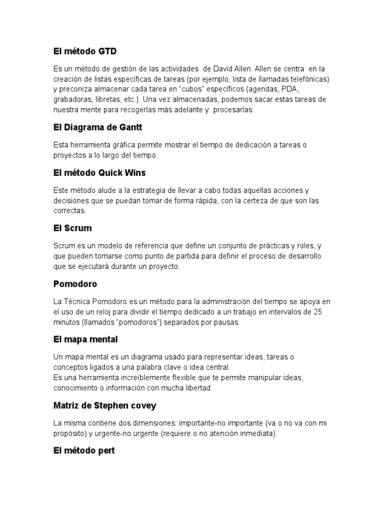 Metodos Y Estrategias