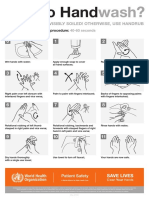 How To HandWash Poster PDF