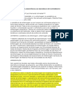 A Enfermagem Na Assistência Ao Indivíduo Em Sofrimento Psíquico