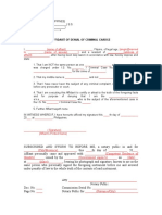 Affidavit of Denial of Criminal Charge.doc