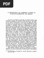 1950 - Fernando de Azevedo a Sociologia Na América Latina, e Particularmente, No Brasil