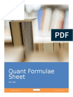 Qunat Formulae Sheet