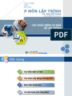 Bài 2 Các khái niệm cơ bản về lập trình PDF