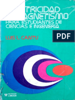 Electricidad y Magnetismo para Estudiantes de Ciencias e Ingenieria - Luis L. Cantu