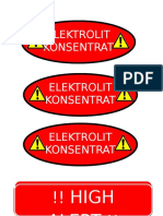 Elektrolit Konsentrat: High Alert High Alert High Alert High Alert High Alert