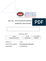 Smu 3083 Matematik Diskret Tugasan 2