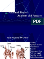 Paranasal Sinuses: Anatomy and Function