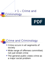 Chapter 1 - Crime and Criminology