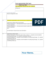 SOAP Note Template - IPC